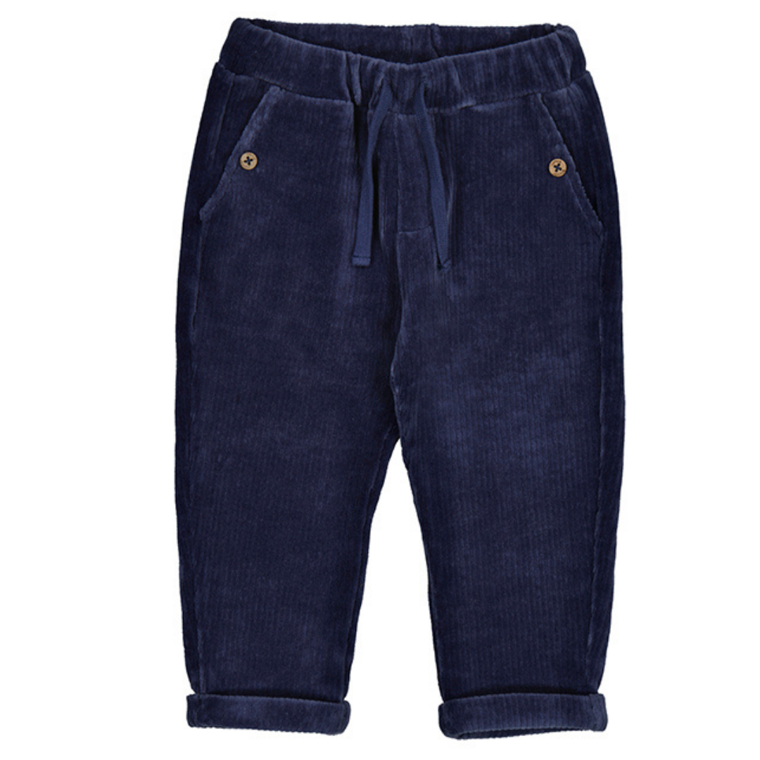 Boys’ Blue Whale Knit Corduroy Pants