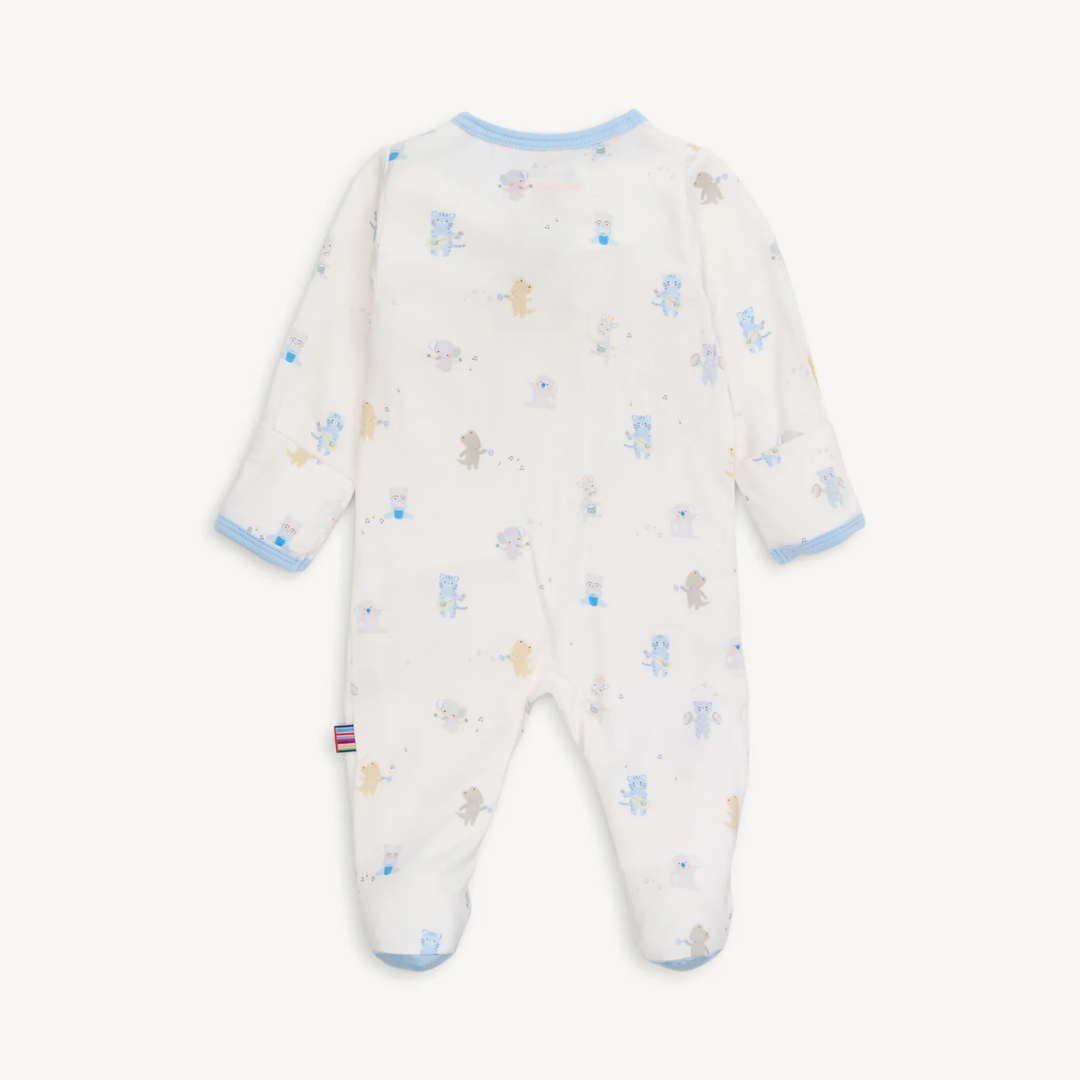 Magnetic Me Blue Baby Beats Modal Footie