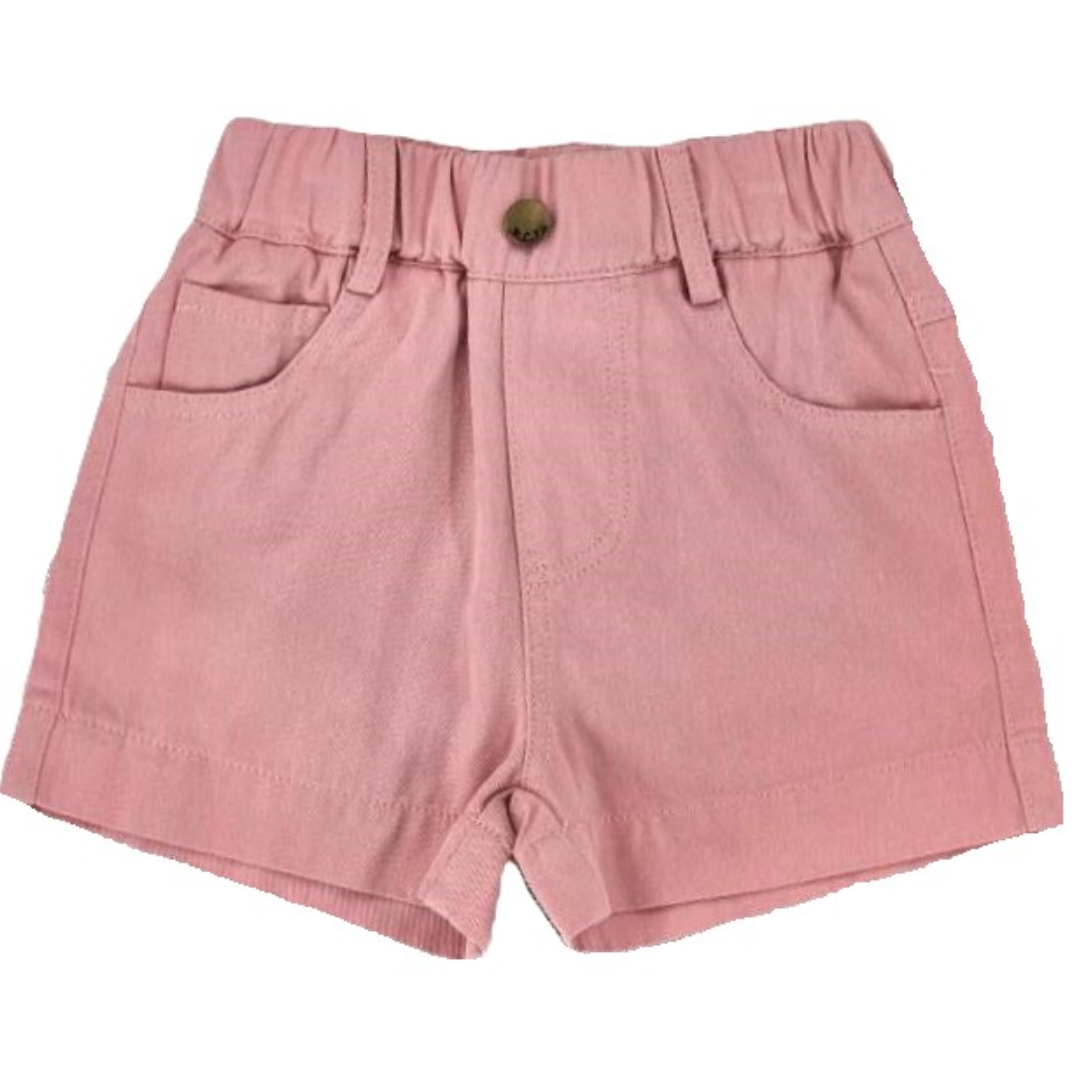 Blush Denim Shorts