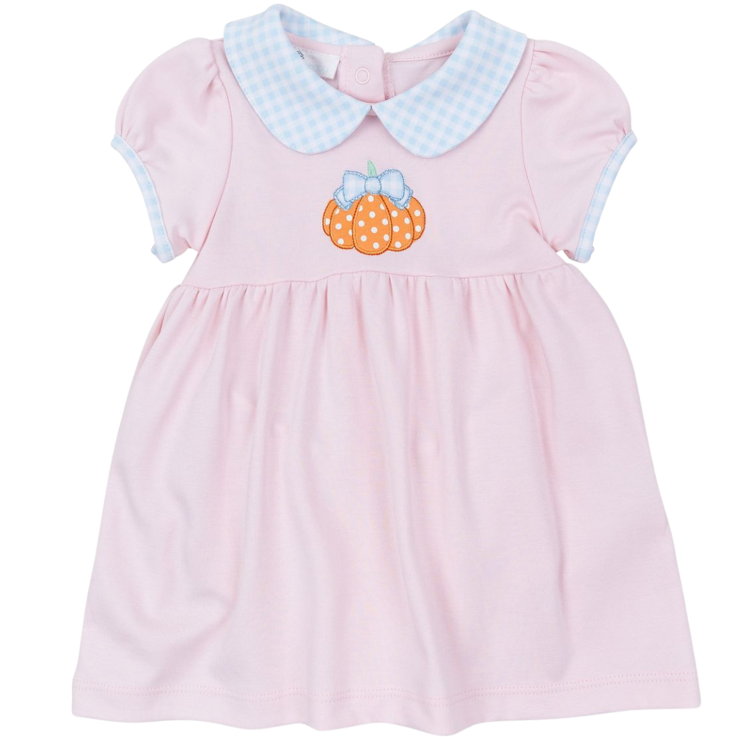 Bowtique Pumpkin Collared Dress