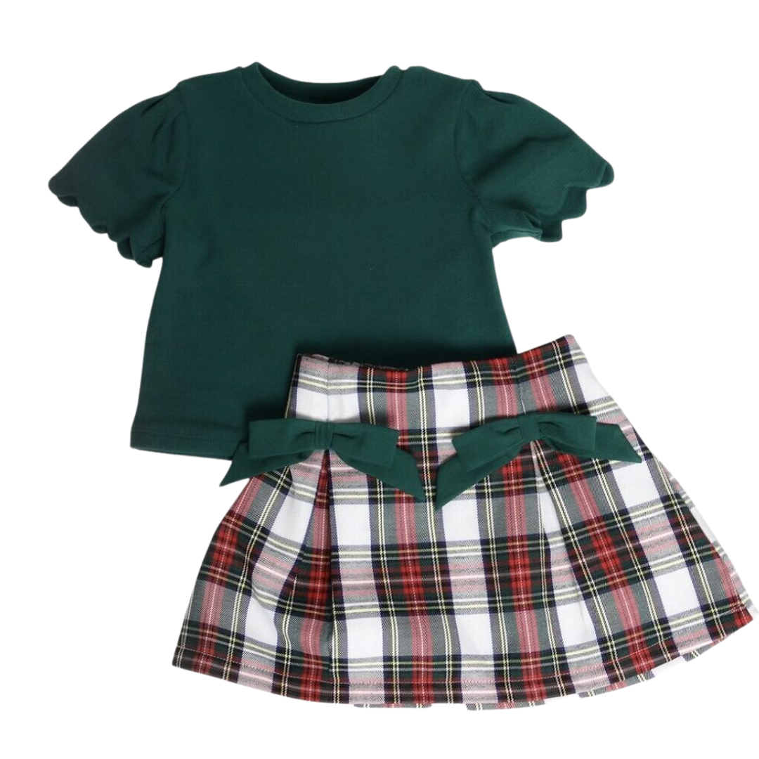 Brooklyn Green Skirt Set