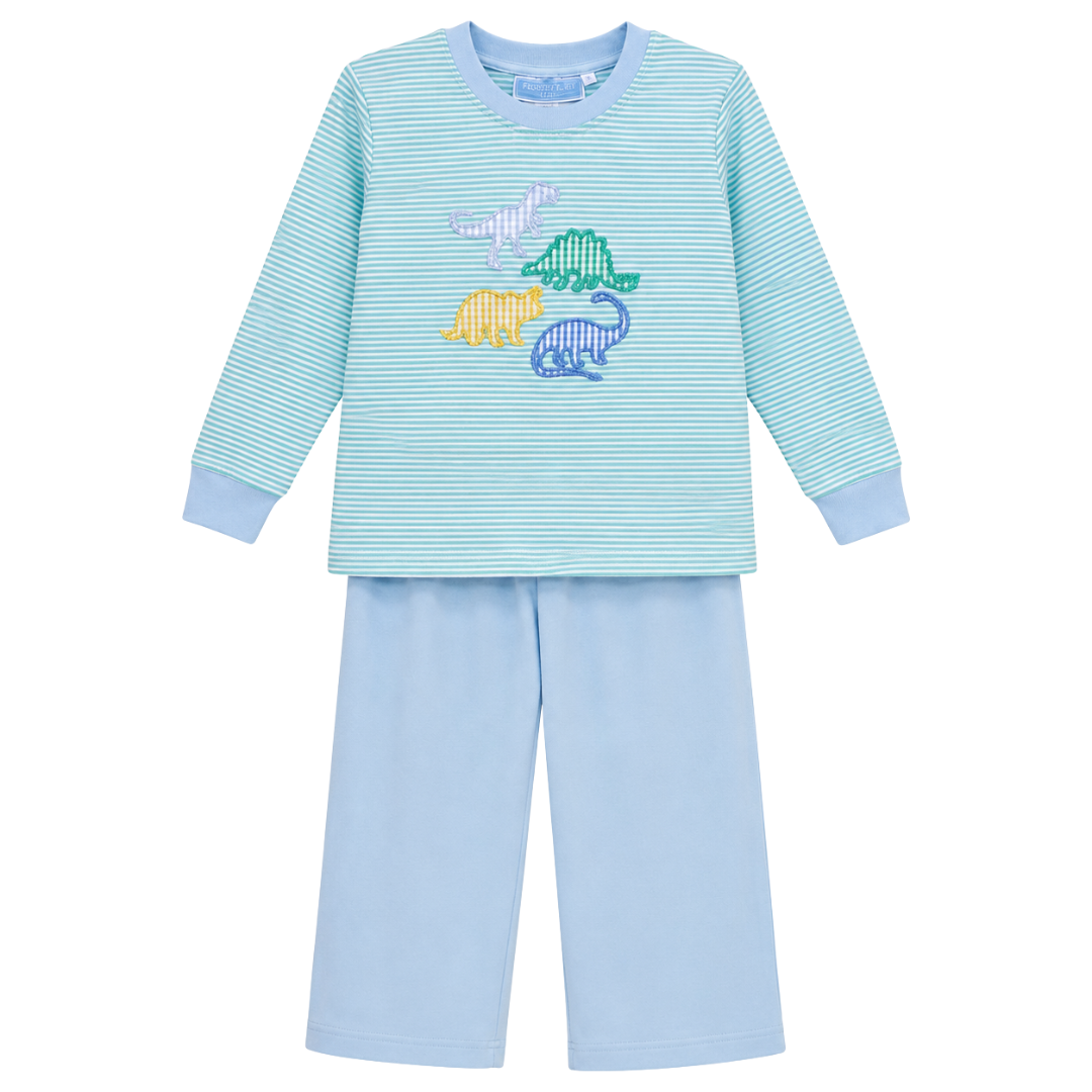 Dino Appliqué Pant Set