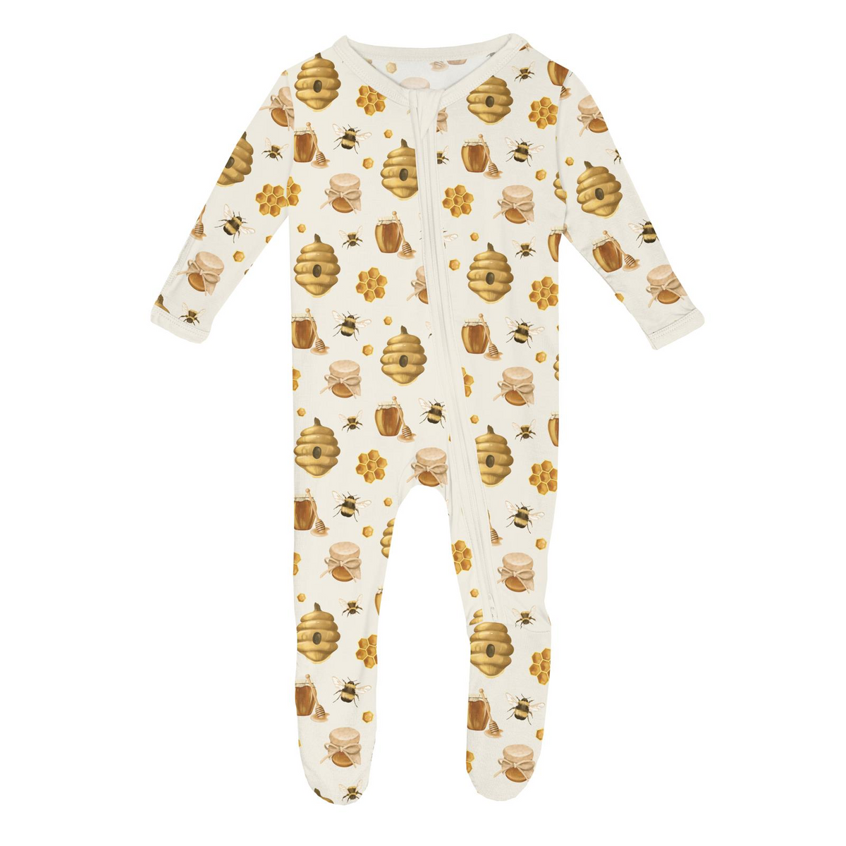 Natural Bees & Honey Footie