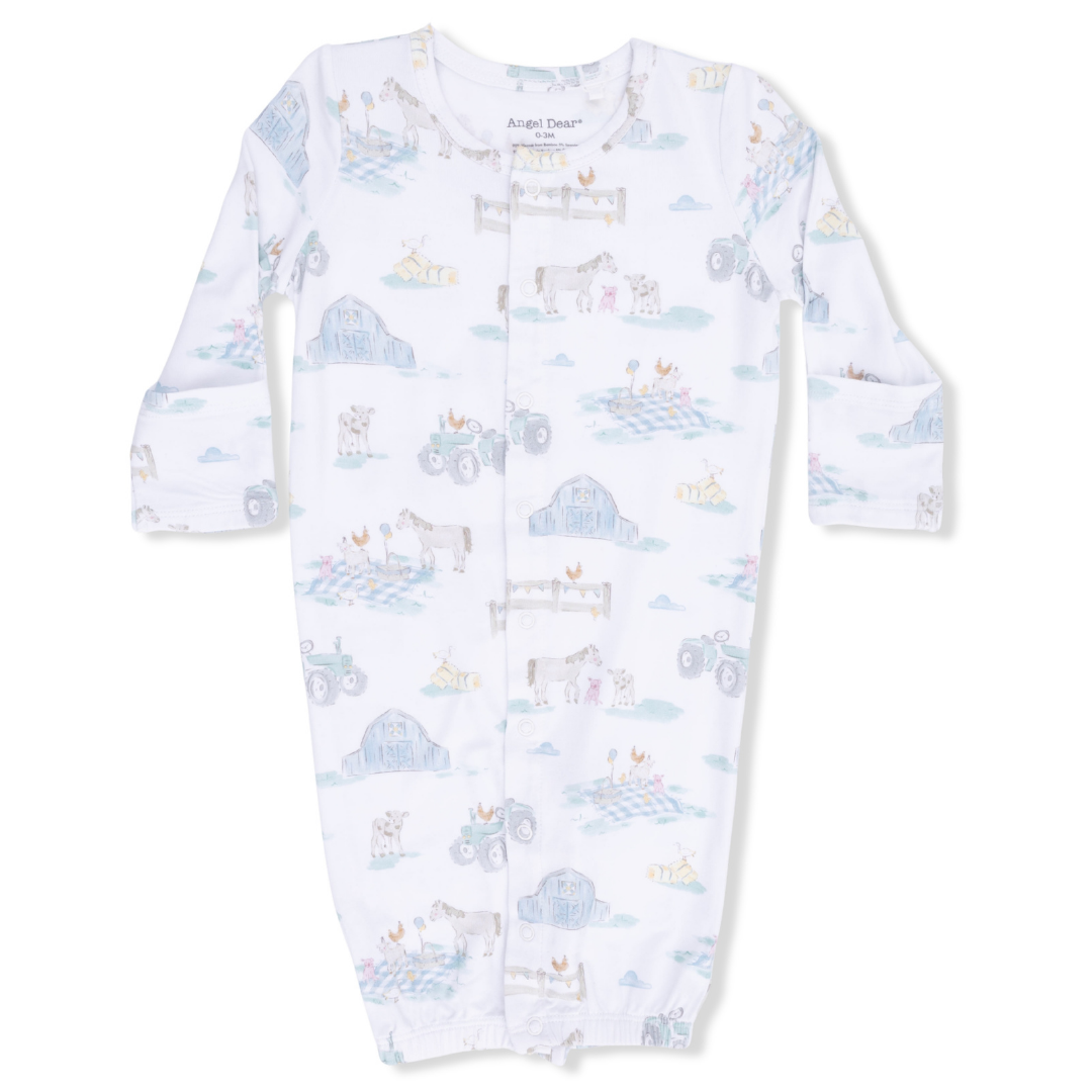 Farm Animal Party Bamboo Convertible Gown