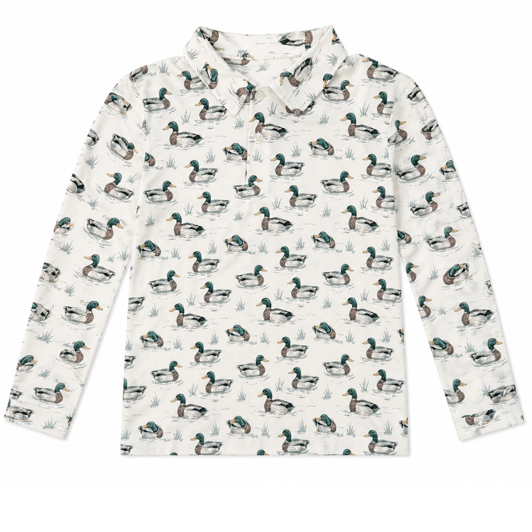 Green Head Mallard L/S Pier Polo
