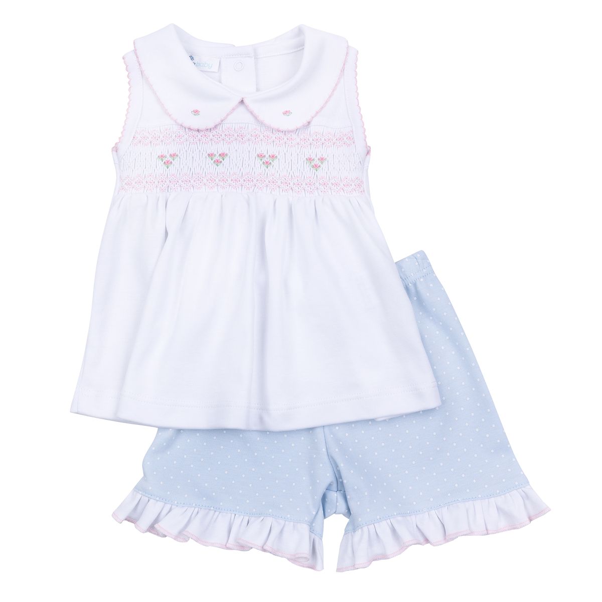 Piper's Classics Smocked Short Set