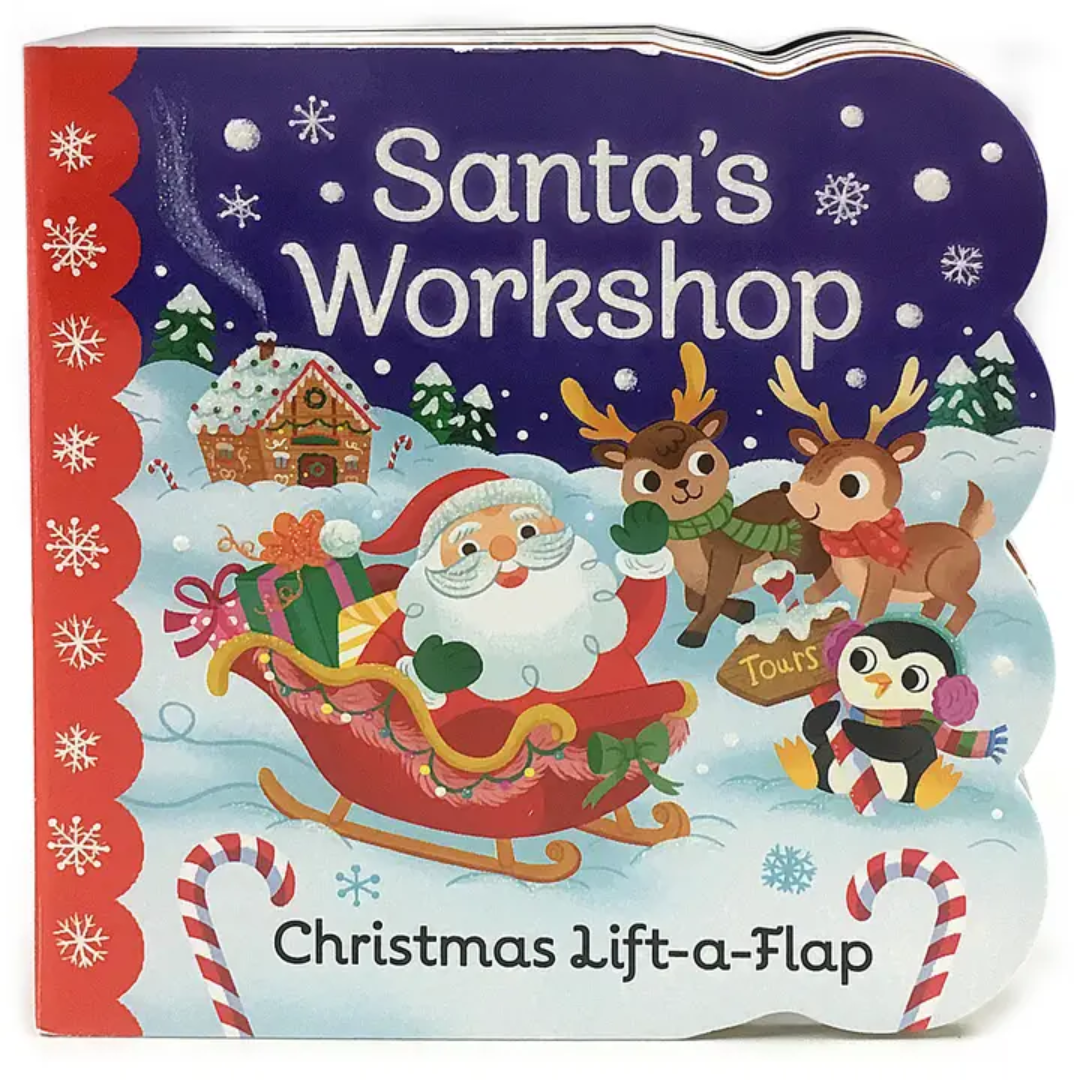 Santa's Workshop Christmas Flap Book