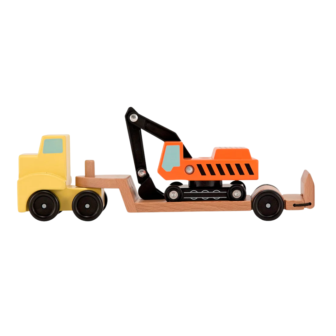 Trailer & Excavator Play Set