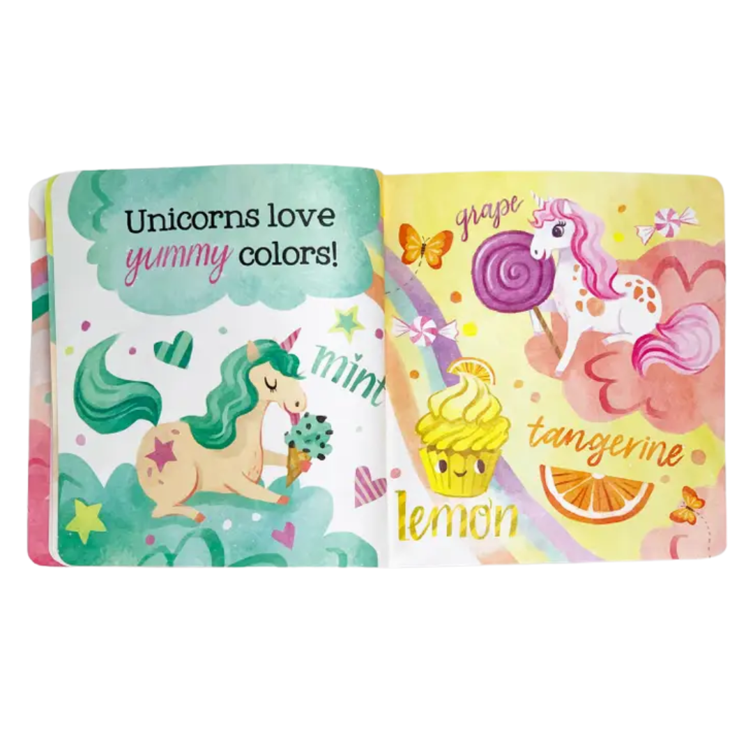Unicorns Love Colors Teether Book
