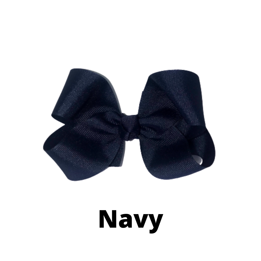Solid Basic Large Bow (5.25 Inch)