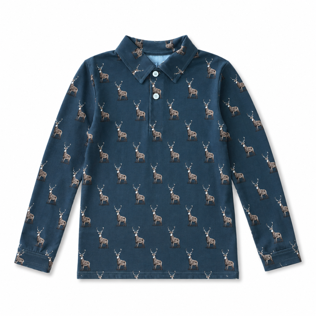 Whitetail L/S Pier Polo