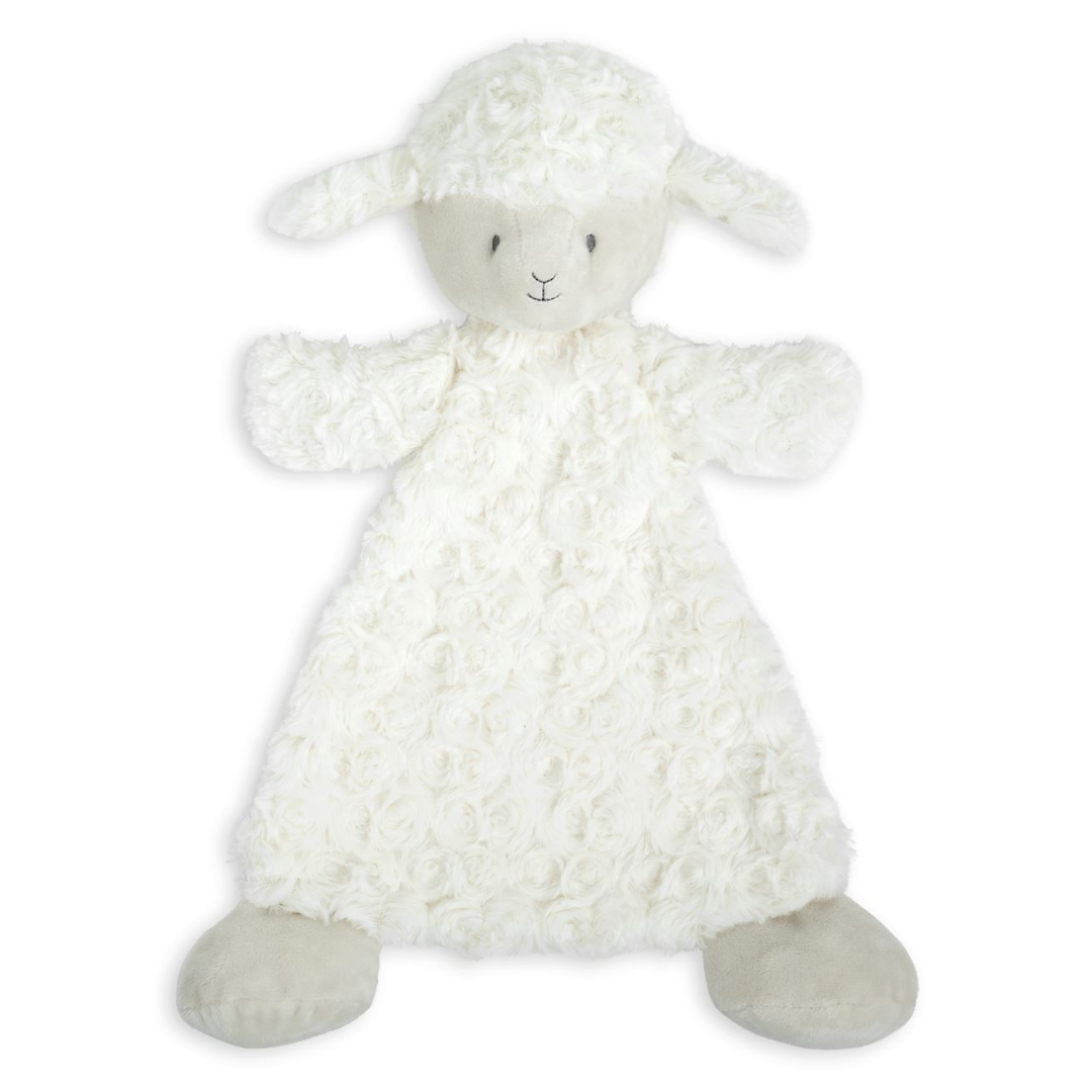 Dolly Lamb Rattle Blankie