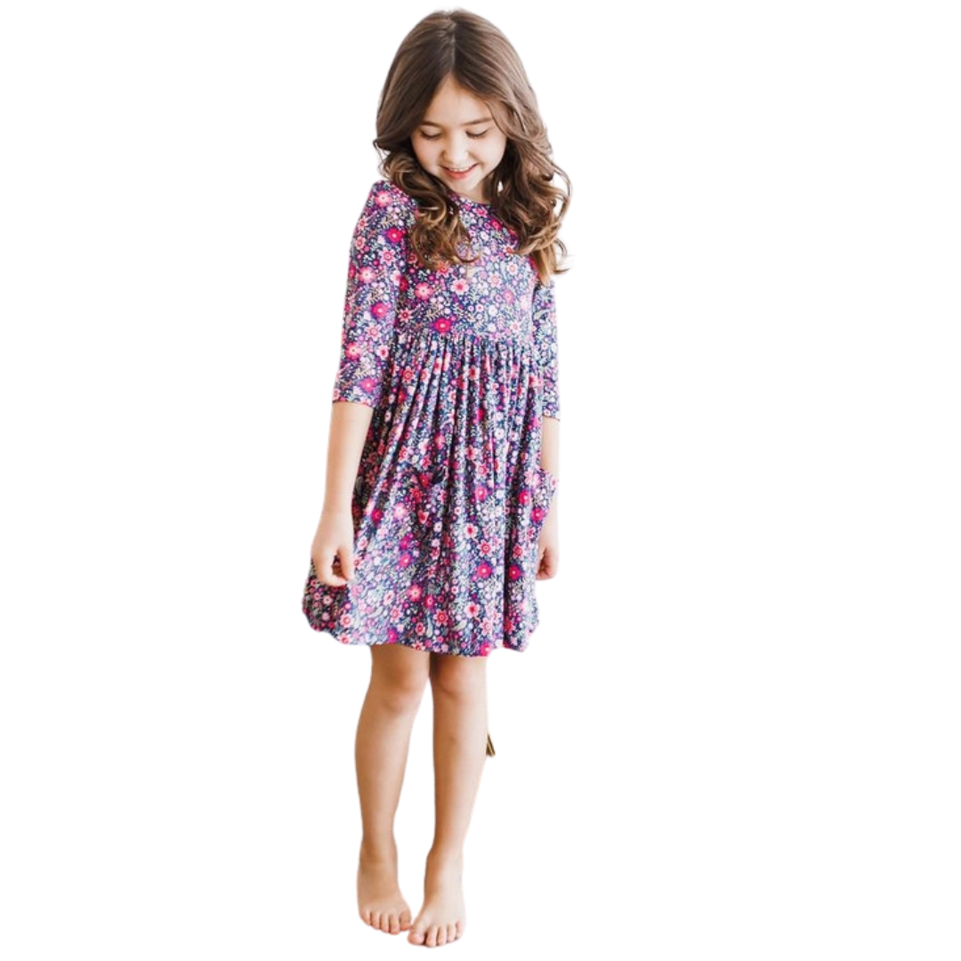 Flower Farm Pocket Twirl Dress