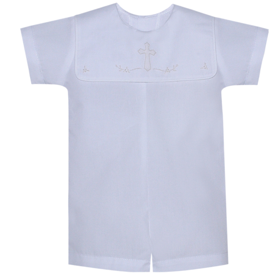 Cross Embroidered Heirloom Daygown