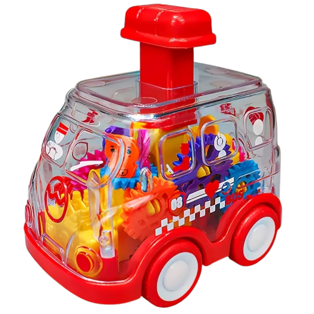 Transparent Gear Toy Car