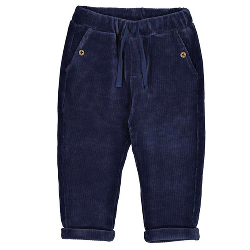 Boys’ Blue Whale Knit Corduroy Pants