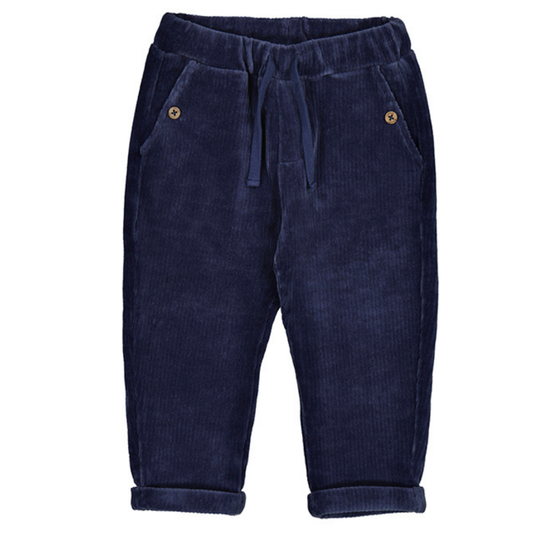 Boys’ Blue Whale Knit Corduroy Pants