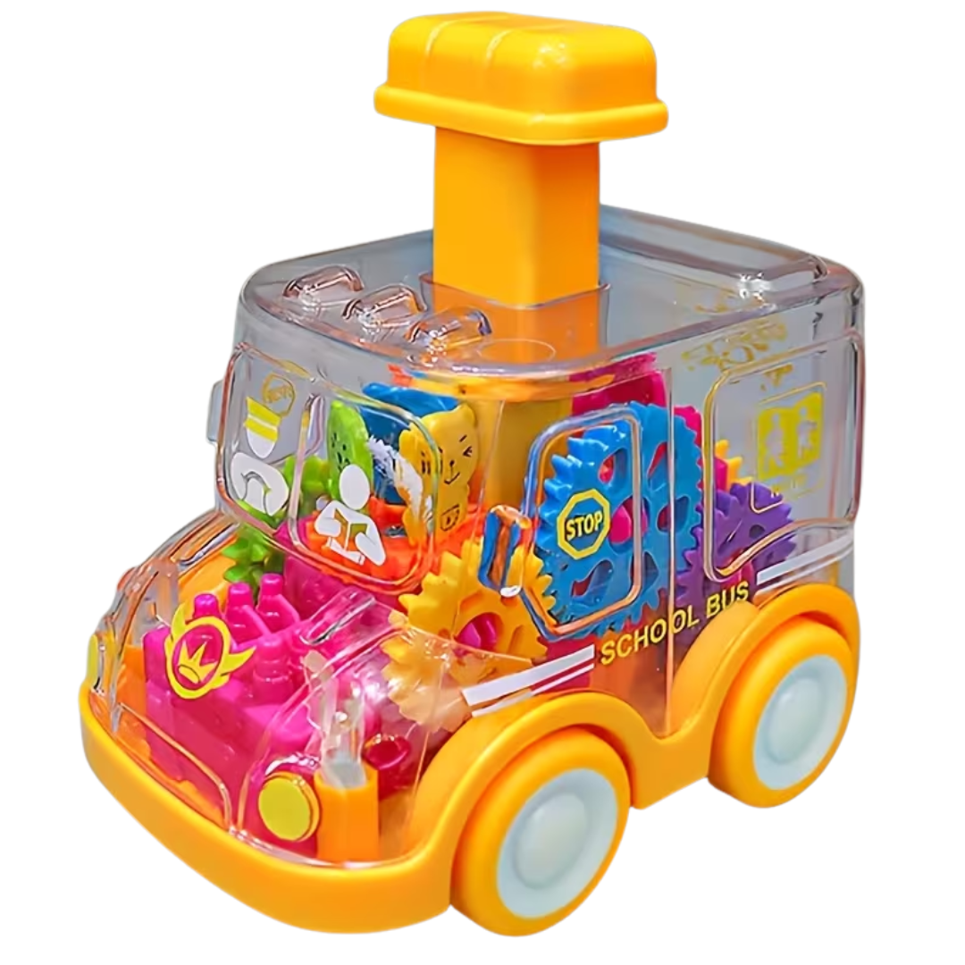 Transparent Gear Toy Car