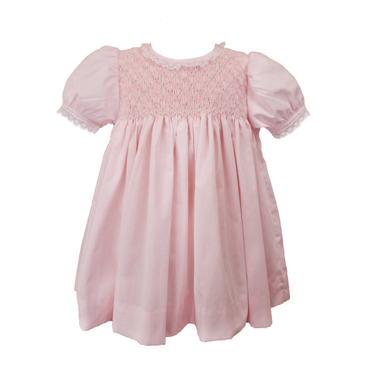 Pink Smocked Baby Dress