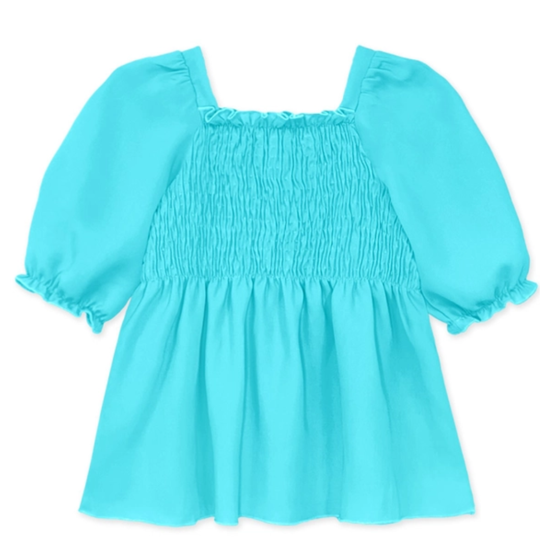 Toddler Smocked Peplum Top