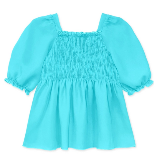 Toddler Smocked Peplum Top