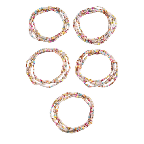 5 Piece Boho Bead Bracelet