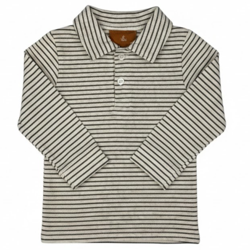 Weston Long Sleeve Shirt - Brown Stripe