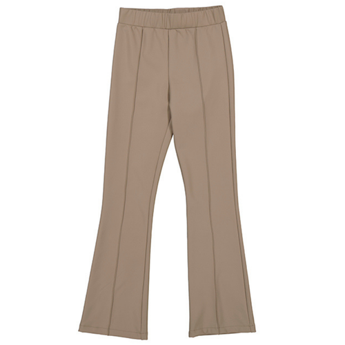 Girls’ Taupe Flared Leggings