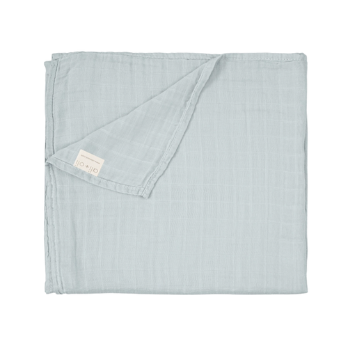 Misty Sky Bamboo Muslin Swaddle Blanket
