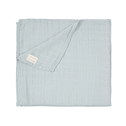 Misty Sky Bamboo Muslin Swaddle Blanket
