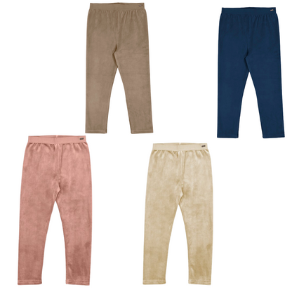Kids Basic Velvet Leggings