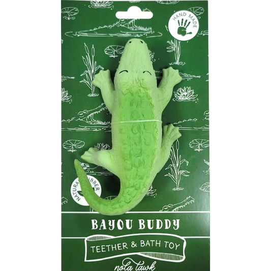 Bayou Buddy Gator Teether & Bath Toy