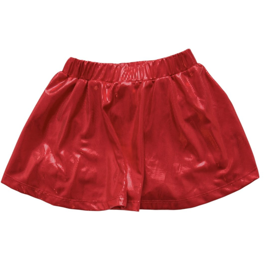 Blakely Red Sparkle Skort
