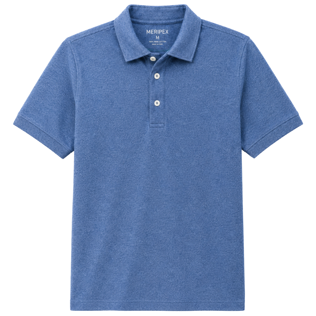 Blue S/S Classic Polo