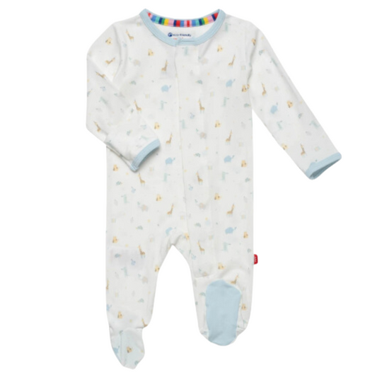 Magnetic Me Blue Little Bitty Pretty One Modal Footie