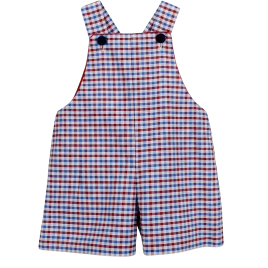 Blue & Red Plaid Jon Jon