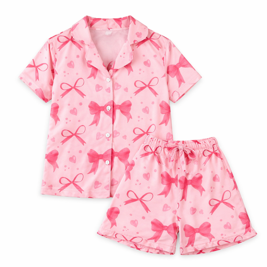 Bows & Hearts Pajama Set