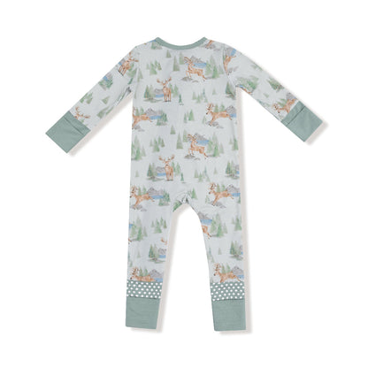Buck Deer - 2 Way Zipper Bamboo Romper