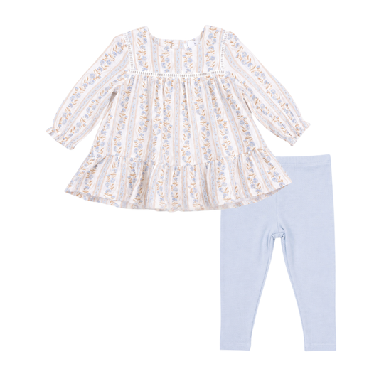 Catarina Floral Tiered Dress and Leggings