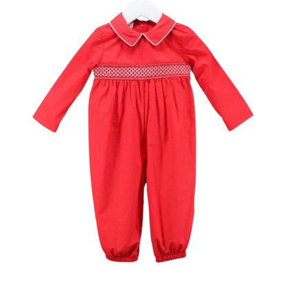 Classic Red Christmas Levi Romper