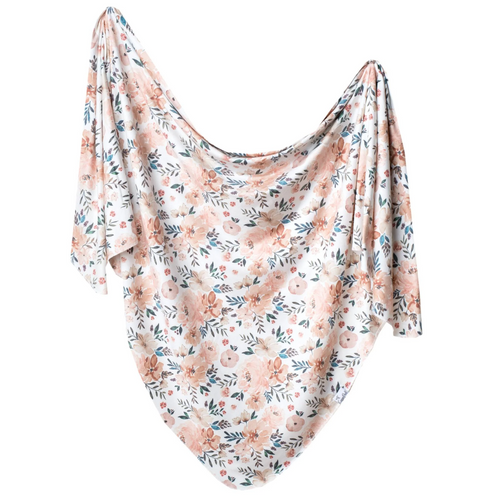 Copper Pearl Knit Swaddle Blankets