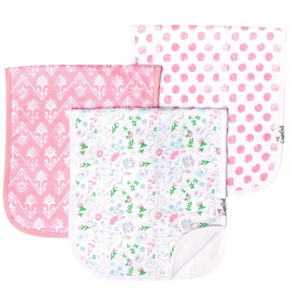 Copper Pearl Burp Cloth Set (3 Pack)