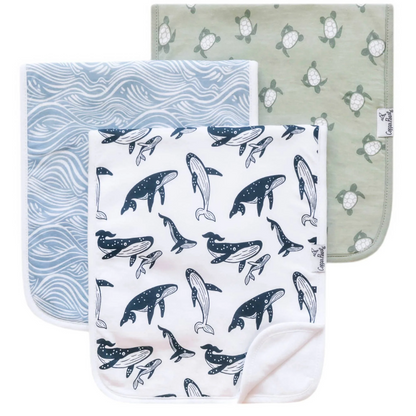 Copper Pearl Burp Cloth Set (3 Pack)