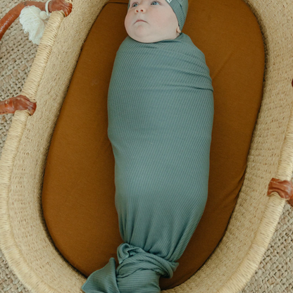 Copper Pearl Knit Swaddle Blankets