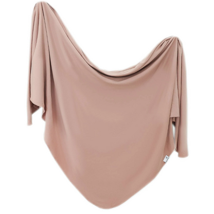 Copper Pearl Knit Swaddle Blankets