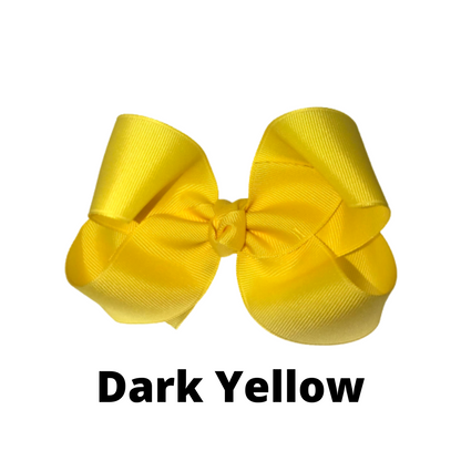 Solid Basic Large Bow (5.25 Inch)