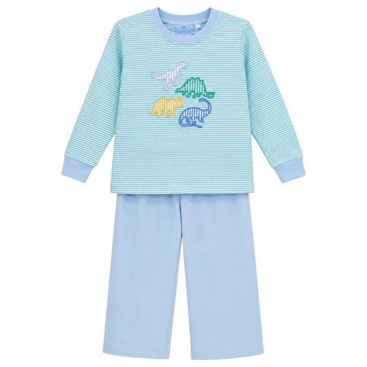 Dino Appliqué Pant Set