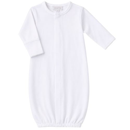 Essentials Solid White Converter Gown