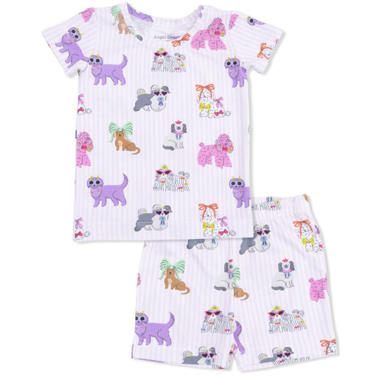 Fancy Dogs Bamboo Loungewear Short Set