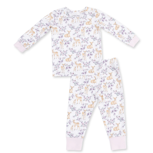 Floral Deer L/S Loungewear Set